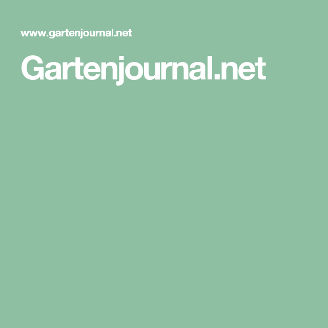 Gartenjournal.net
