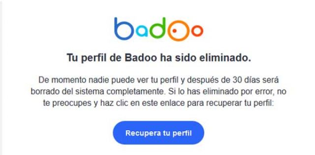 Badoo remove match